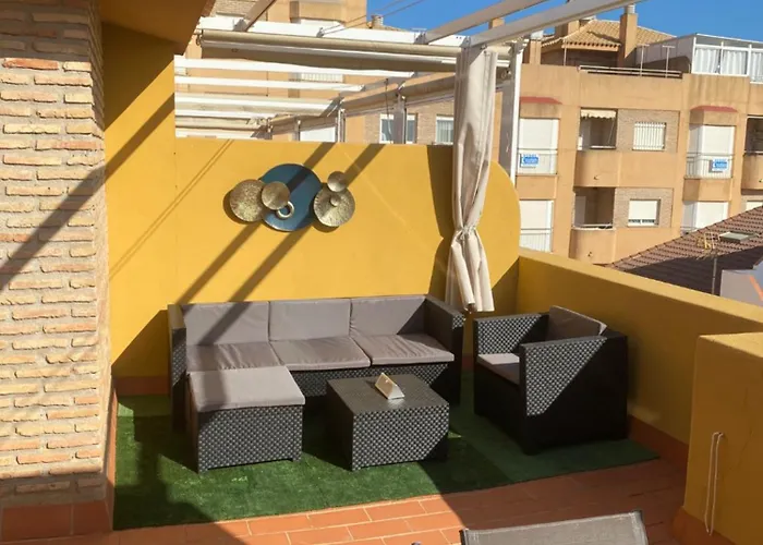 Atico Duplex 2 Linea De Playa En La Antilla